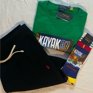 Polo Ralph Lauren Jersey crewneck shorts set
